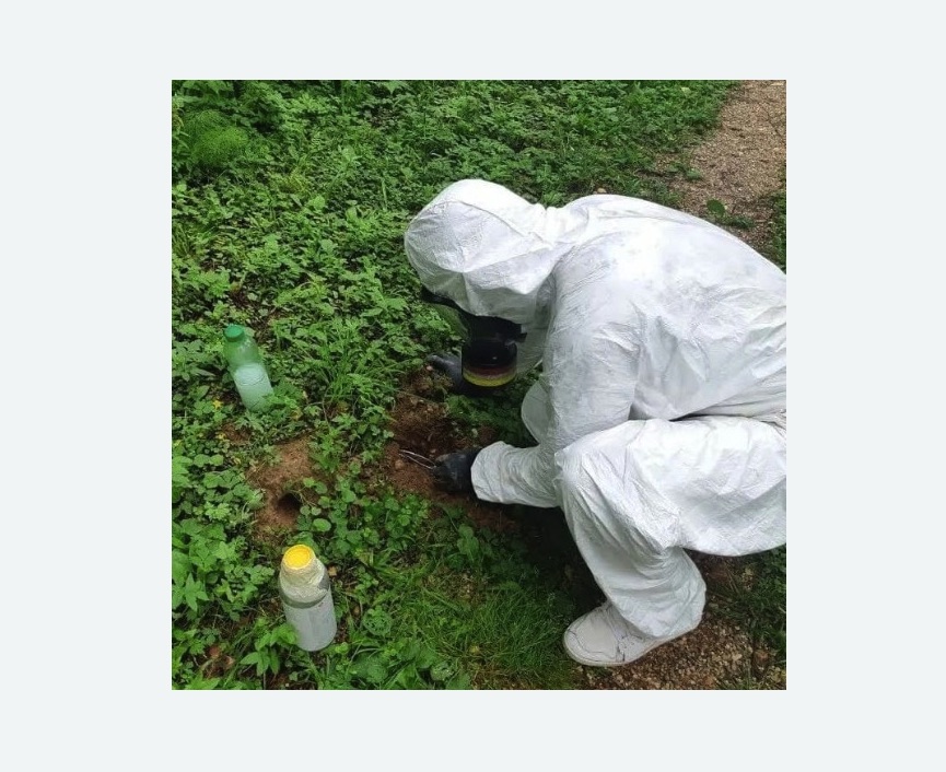 уничтожение кротов на участке в Лаишево